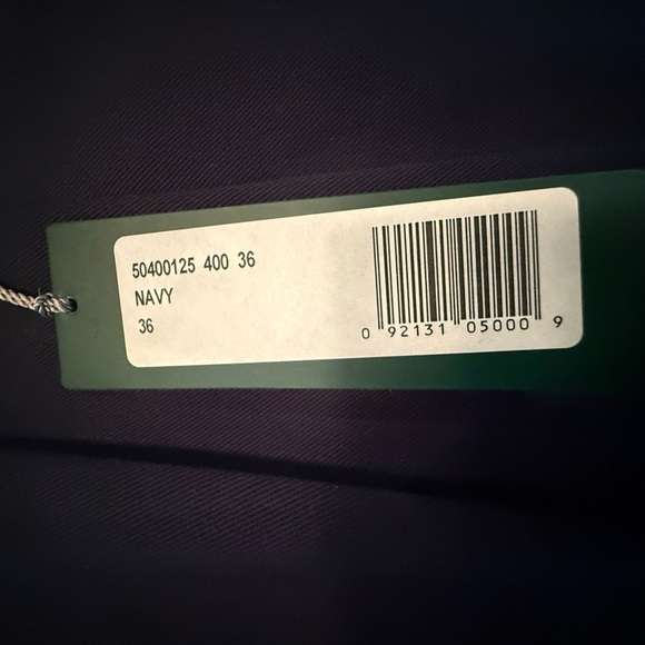 NWT Bobby Jones Men's Pleat Front Golf Shorts - Navy Size 36 6”Inseam MSRP $110 - Picture 7 of 10